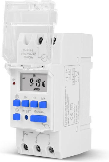 Sinotimer Instrument de Măsură pentru Panou Electric Digital pe Șină Monofazat