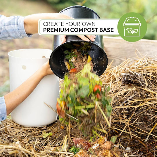 Bokashi Organko Plastic Closed Type Composter 9.6lt 2pcs
