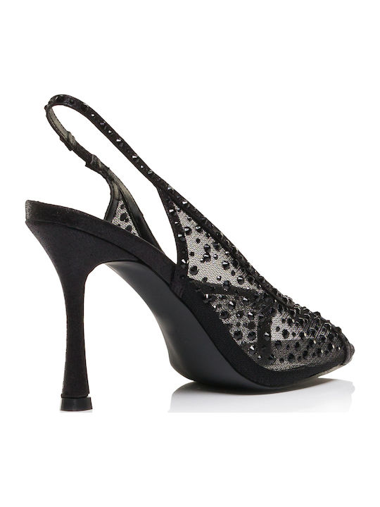 Sandals with Strass Black