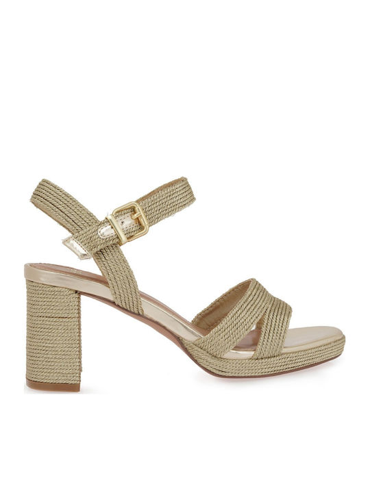 Gold Damen Sandalen