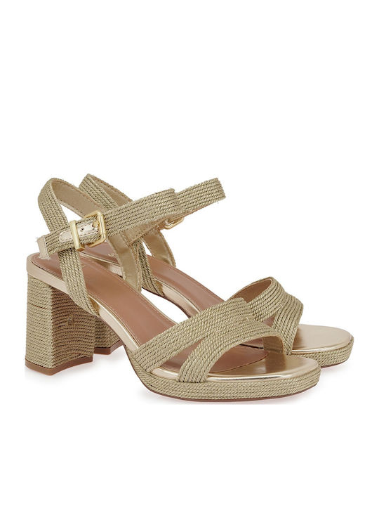 Gold Damen Sandalen