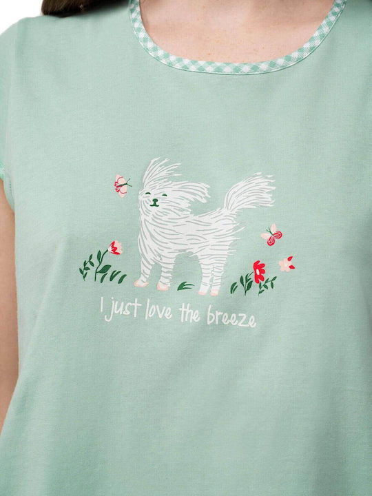 Vamp Summer Women's Pyjama Set Mint