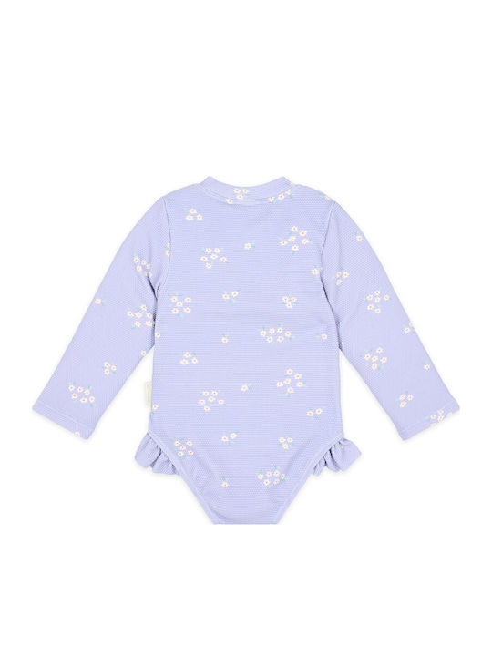 Little Dutch Παιδικό Μαγιό Ολόσωμο με Μακρύ Μανίκι Dreamy Lavender