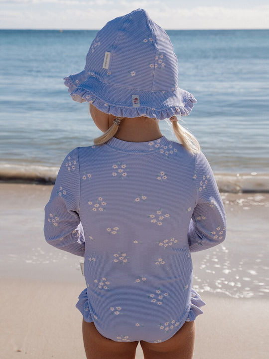 Little Dutch Παιδικό Μαγιό Ολόσωμο με Μακρύ Μανίκι Dreamy Lavender