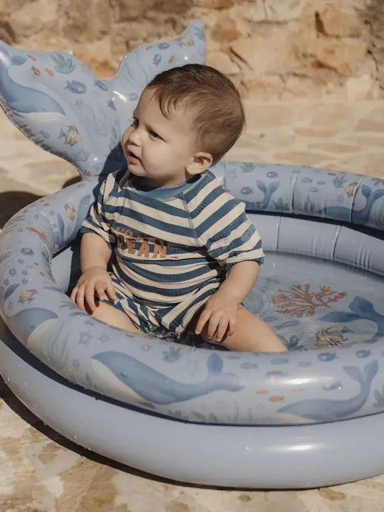 Little Dutch Kinder Badebekleidung Einteilig Oceanblau Streifen