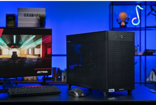 Actina Гейминг Настолен Компютър Ultra 5-245KF 32GB DDR5 1TB SSD GeForce RTX 5070 Без Операционна Система