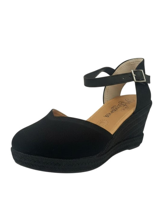 Mediterranea Women's Platforms In Espadrille Style Black