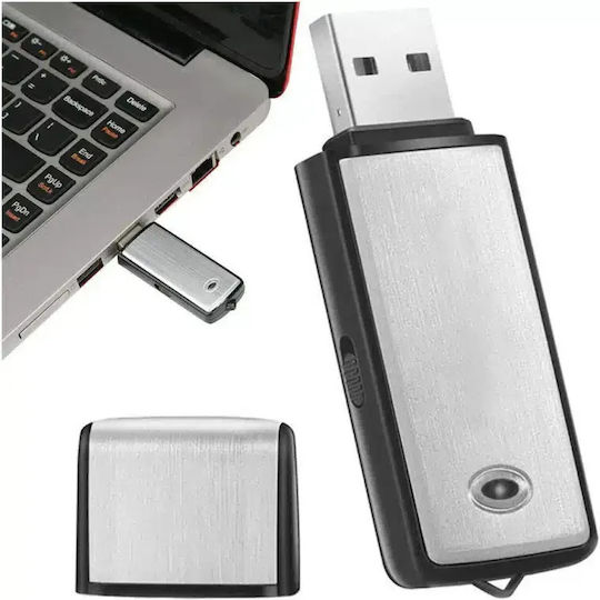 Dispozitiv Spionaj Argintiu Capacitate 8GB