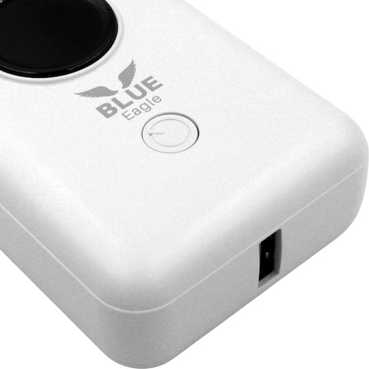 Blue Eagle BE-PB-10 Power Bank 10000mAh 22.5W με Θύρα USB-A και Θύρα USB-C Λευκό