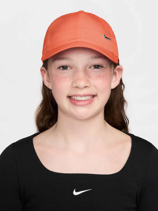 Nike Athletic Cap K Nk Df Club Cap Us Cb Mtswsh Orange Kids