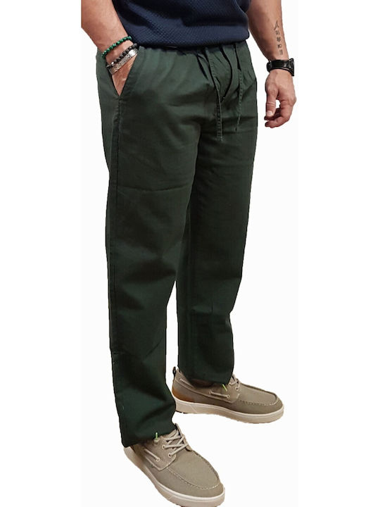Rebase Khaki Trousers