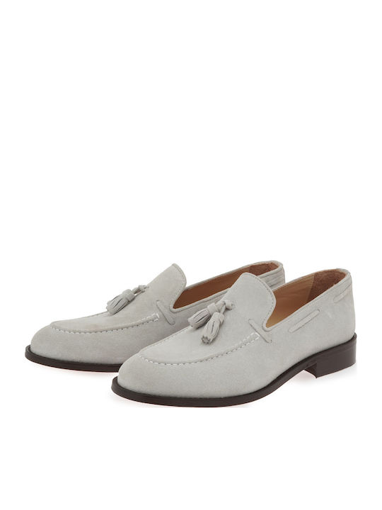 Suede Ανδρικά Loafers σε Μπεζ Χρώμα