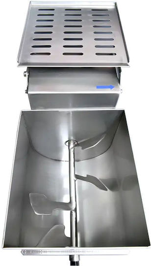 Garby Anka Commercial Meat Mixer ΖΚ-15 with Bucket 15kg 243W 50x30x42cm