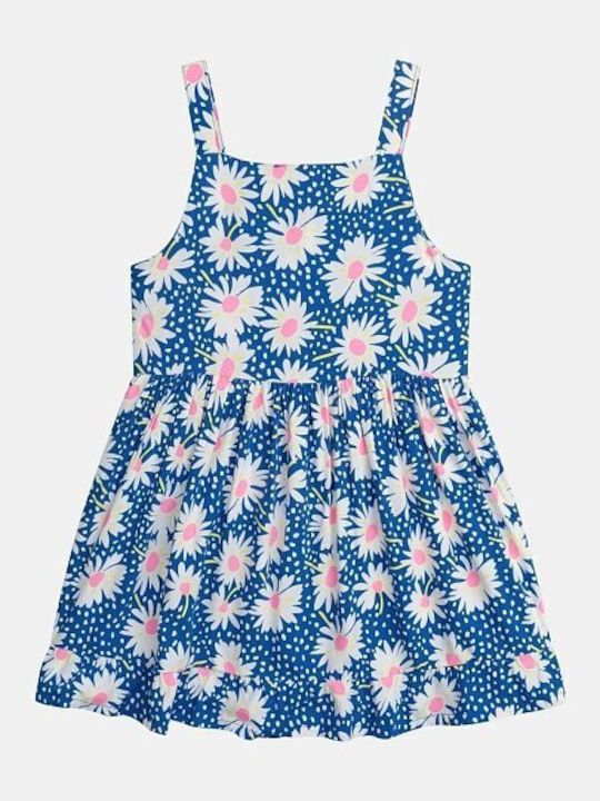 Girls Sleeveless Blue Dress