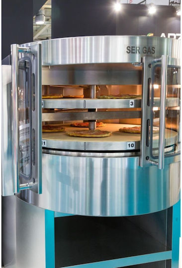 Sergas RP2 Pizza Oven Natural Gas Firebrick 24kW 128x109x165cm