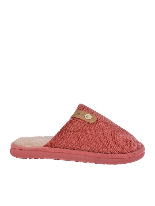 Damen Hausschuhe Beige 8041-Rose