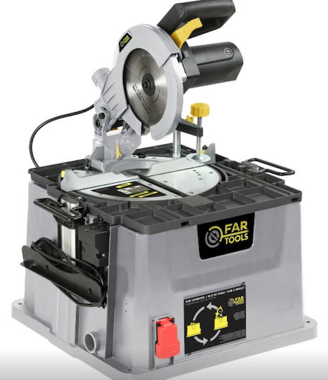 Far Tools Дисков Трион Плотарен с Мощност 1500W Диск за Рязане с Диаметър 210mm и Скорост на Рязане 5500rpm