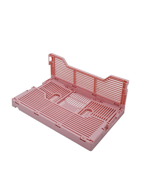 Sidirela Storage Basket Plastic Pink 30.5x20.5x12.5cm E-4681