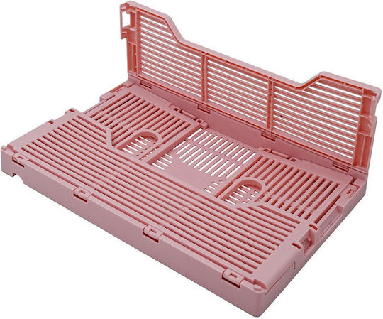 Sidirela Storage Basket Plastic Pink 30.5x20.5x12.5cm E-4681