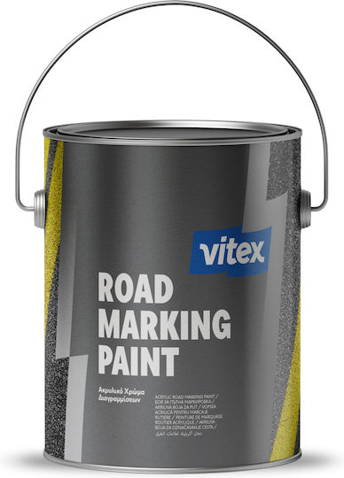 Vitex Road Marking Paint Farbe zur Straßenmarkierung Acryl White 750ml 1kg