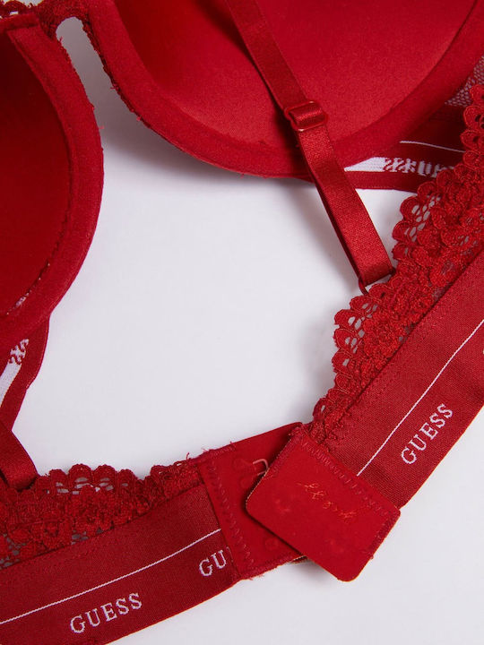 Red Push Up Bra