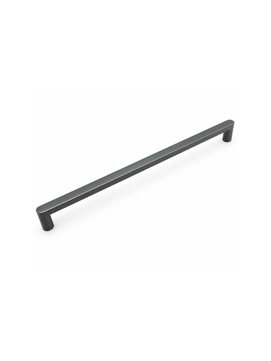 Finetto Möbelgriff aus Metallisch Anthrazit mit Lochabstände 192mm 256-LKBE7192GR