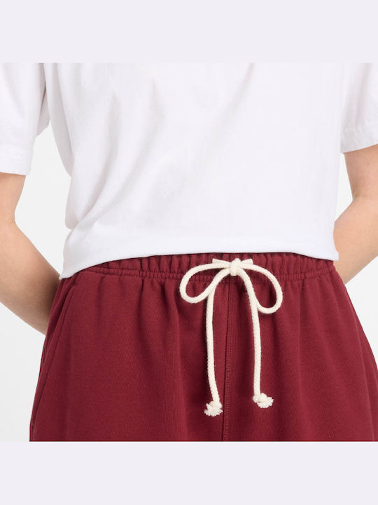 Men's Sweatpants with Elastic Monarch Burgundy