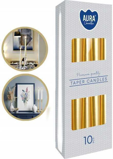 Aura Glass Διακοσμητικό Φωτιστικό Κερί 10τμχ 2.3x2.3εκ.
