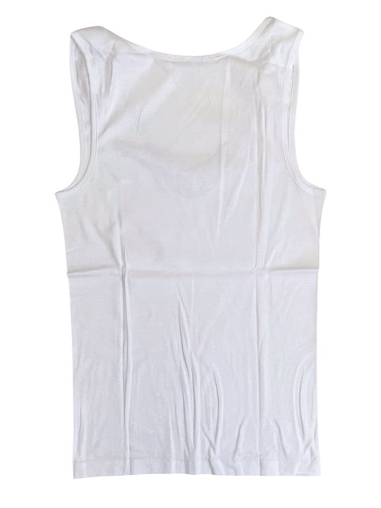 Filo Scozia Sleeveless White Women's Tank Top