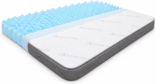 Astron Italy Mattress Topper Single Memory Foam with Removable Cover and Fitting Straps 90x200x7cm