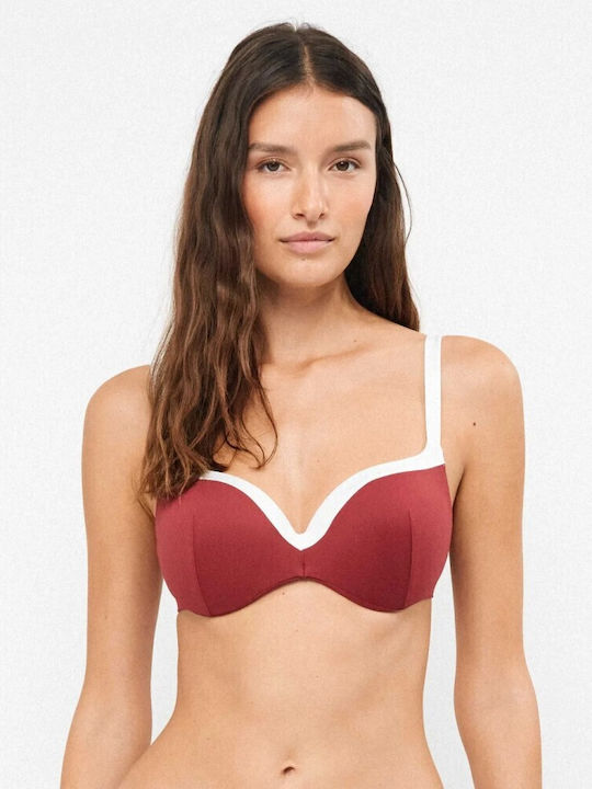 Set Bikini Brazil Burgund
