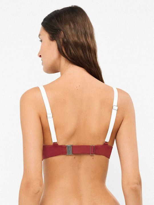 Set Bikini Brazil Burgund
