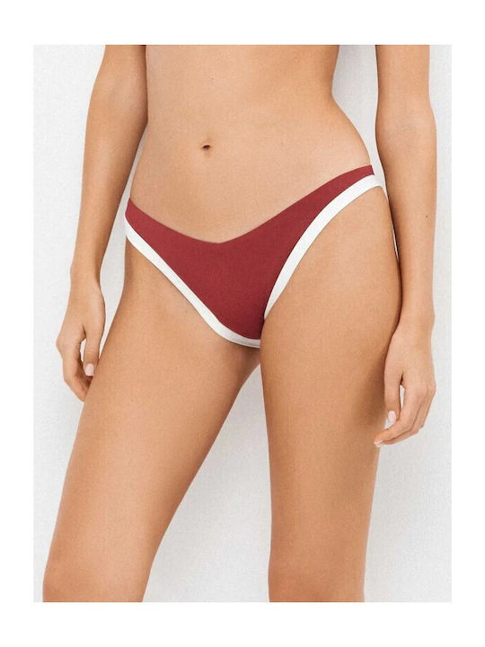 Set Bikini Brazil Burgund