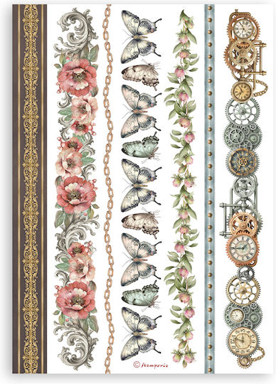 Самозалепващи Washi Pad A5 8 Листа Family Gardens Time