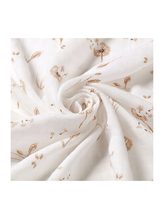 Babyono Swaddle Blankets Beige 70x70cm 3pcs