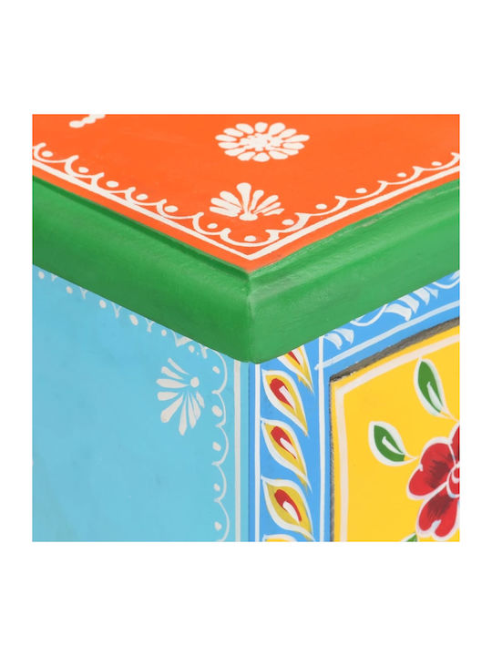 Bedside Table Made of Solid Wood Multicolour 40x30x60cm