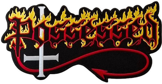 Fabric Sewing Sign Black Metal 29x13cm