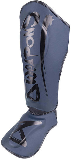 8 Weapons Adults Black Shin Guards