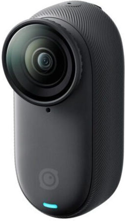 Insta360 GO 3S Motorcycle In-Helmet POV Bundle 128GB Action Camera 4K Ultra HD 360° Shooting Underwater with 2" Screen and Wi-Fi Midnight Black
