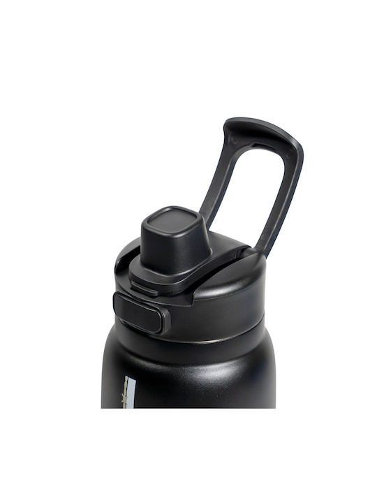 MadMax Αθλητικό Παγούρι Ανοξείδωτο 700ml Μαύρο