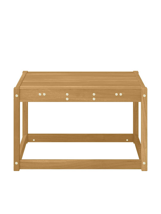 Plastic Table for Small Outdoor Spaces White 59x59x37cm
