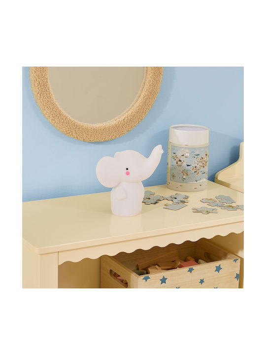 Детска Нощна Лампа LED A-s Softy Elephant 214423b