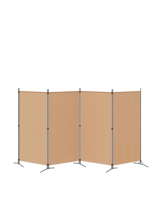 vidaXL Raumteiler Stoff 346x180cm
