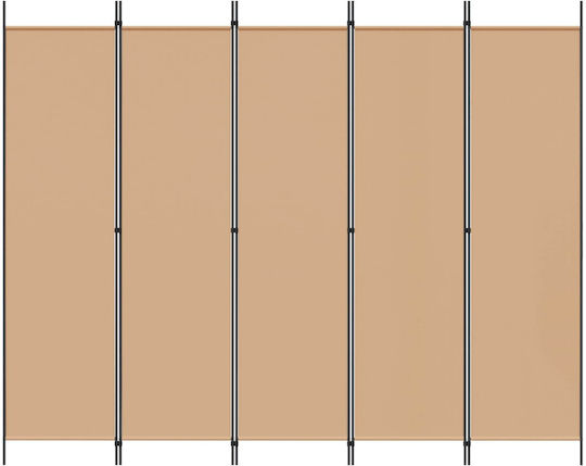 vidaXL Decorative Room Divider Fabric 250x200cm