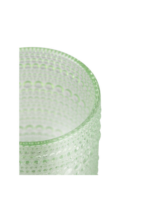 Estia Water Glass Low Dots Glass 273ml Green 07-39509