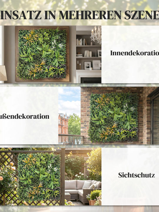 Synthetic Foliage Panel 1x1m