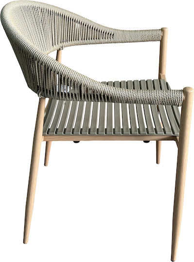 Gartenstühle Aurana Beige 57x57x76cm Gartenstühle Aurana Beige 57x57x76cm