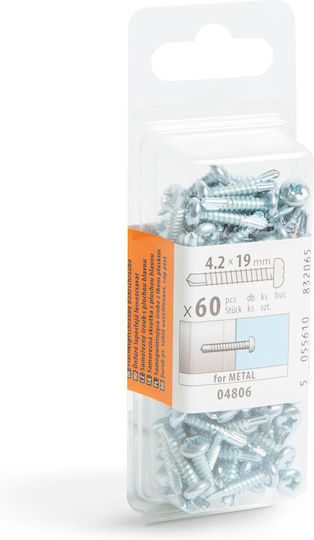 Βίδα με Διάμετρο M4.2 και Μήκος 19mm 60τμχ