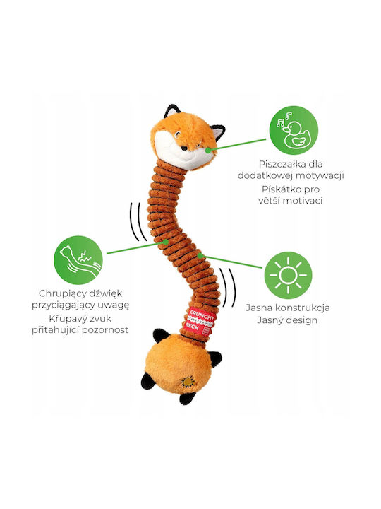 Collar Wau Dog Toy Dog Crunchy Fox 37cm