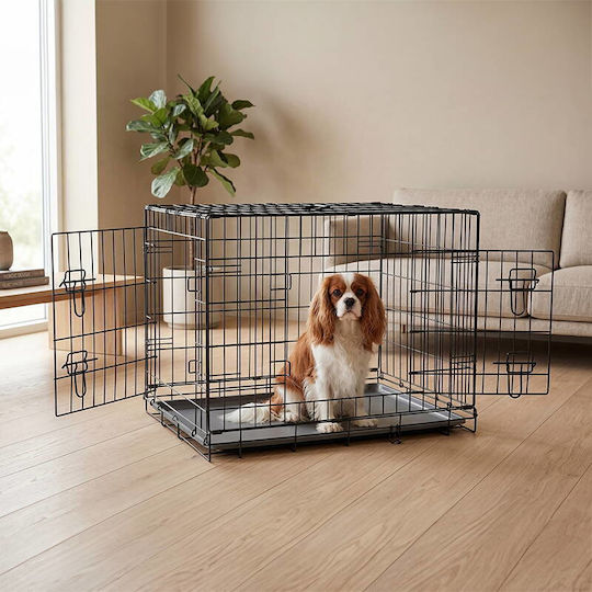Rebel Wire Dog Cage 91x60x67cm